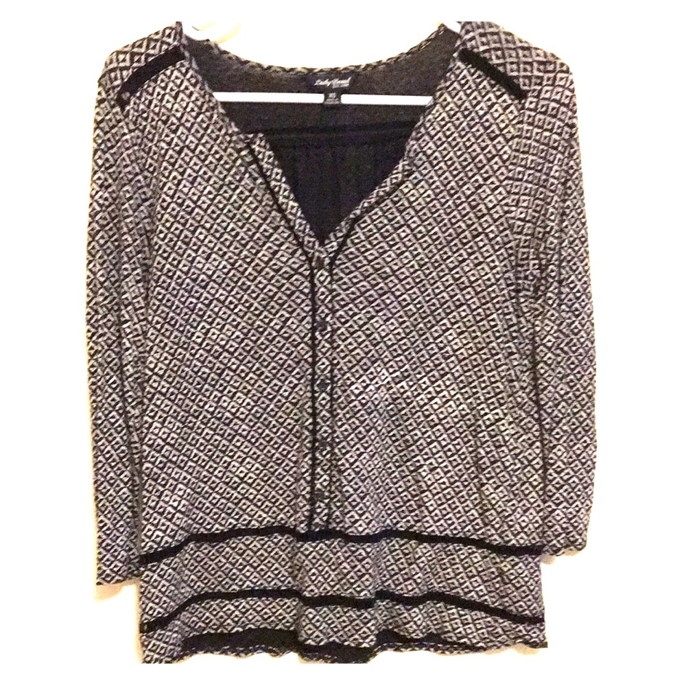 Lucky Brand flowy blouse XS